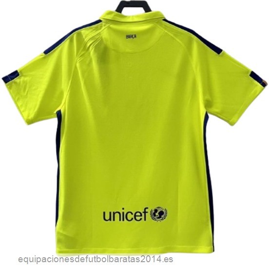 Nuevo 3ª Camiseta Barcelona Retro 2014 2015 Verde Baratas